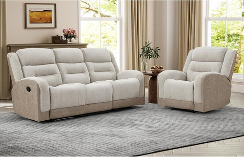 Piece reclining sofa set for - 2,