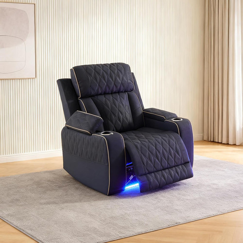 Power recliner sofa set - recliner, with