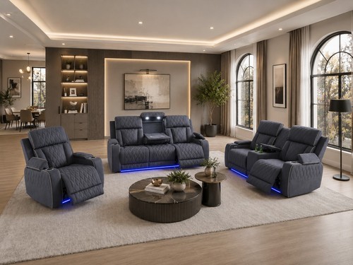 New blue gray led power - new,