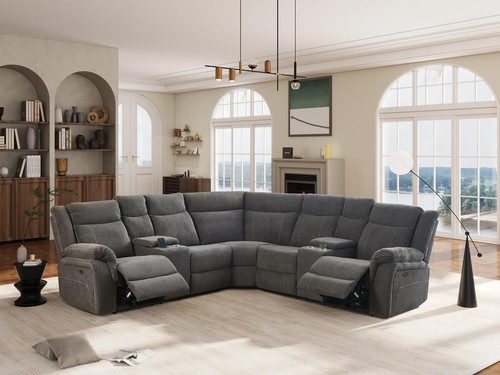 Power premium fabric reclining - premium,