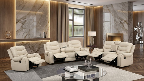 New 3pc cream beige sofa - new,