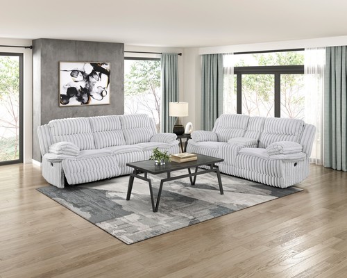 Plush light gray corduroy - plush,