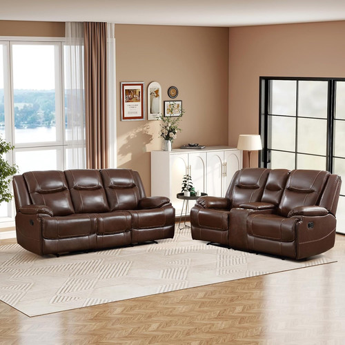 Manual recliner sofa - manual, set