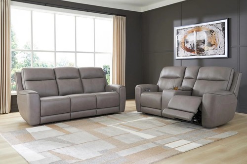 New top grain leather 2pc - new,