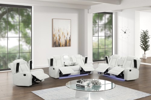 New led 3pc sofa loveseat - led,