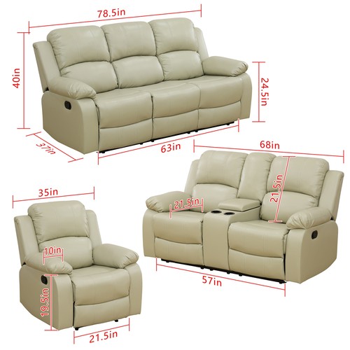 Single recliner chair seater - single, chair/2-seater